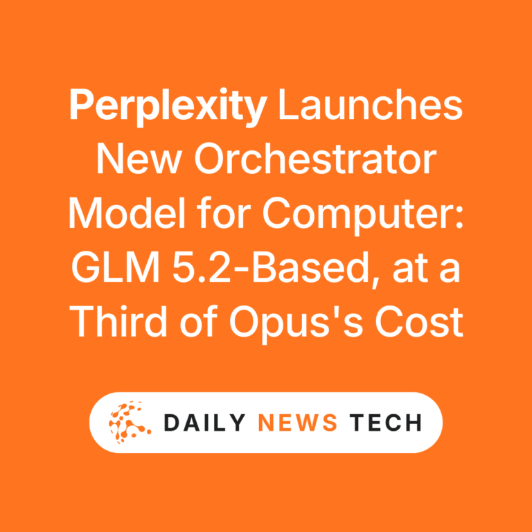 Daily News Tech Perplexity Launches New Orchestrator Model for Computer