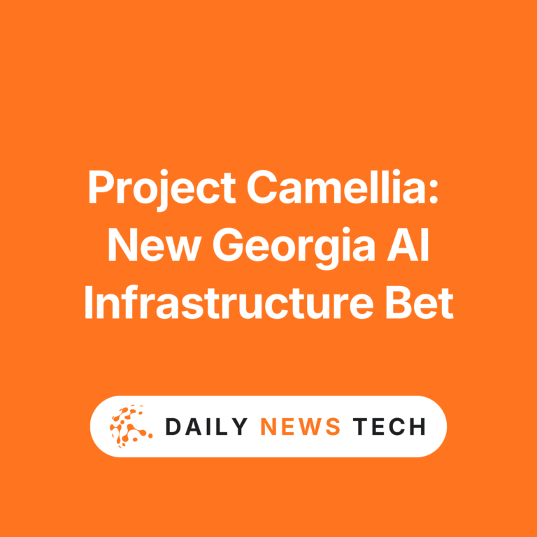 Project Camellia New Georgia AI Infrastructure Bet