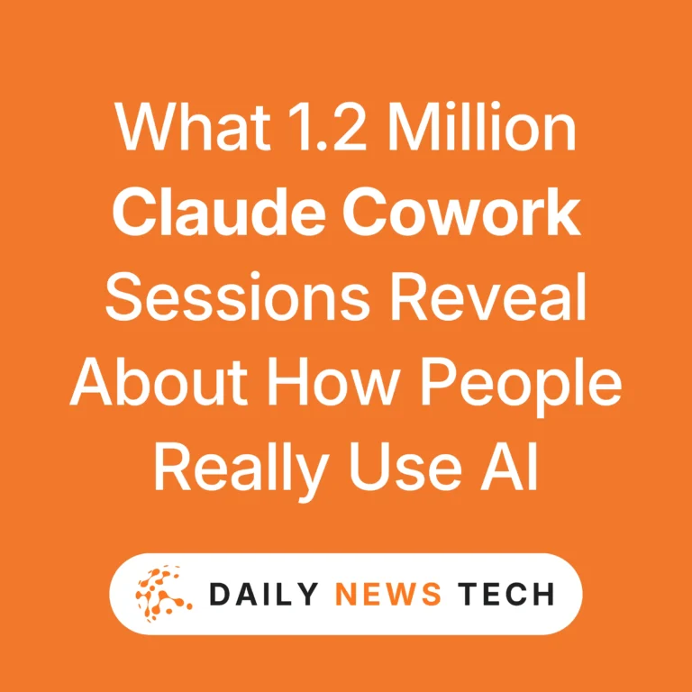 Daily News Tech We analyzed a sample of 1.2 million anonymized Claude Cowork sessions and found that more than 90% fell outside software development. Most of it is everyday knowledge work.